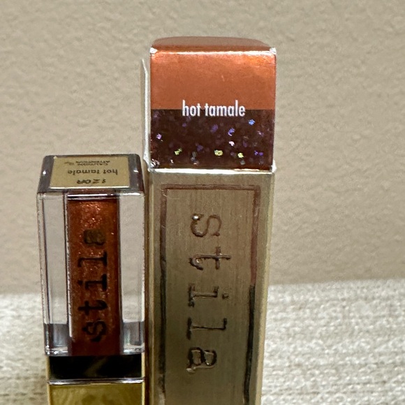 Stila Double Dip Liquid Eye Shadow, Hot Tamale, NIB - Picture 2 of 2